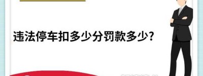 违法停车扣多少分罚款多少？