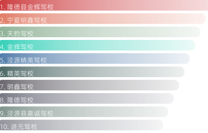 固原驾校前十名（固原哪个驾校好考？）